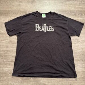 The Beatles Black Short Sleeve Tee
